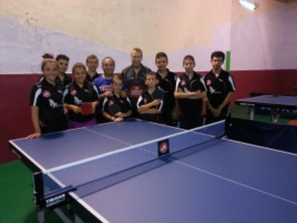 Selection of HiTT 1 & 2 Star students together with Danish coach Carsten Egeholt