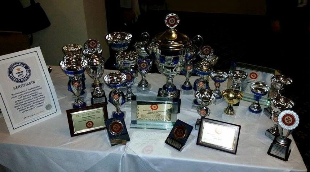 HiTT Academy players trophies Malta National Table Tennis Awards