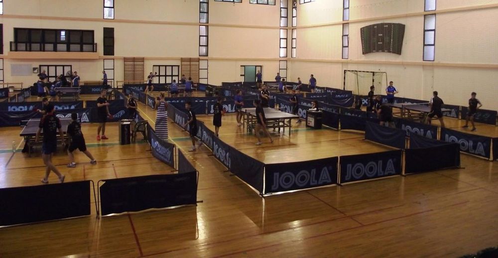 university gym table tennis