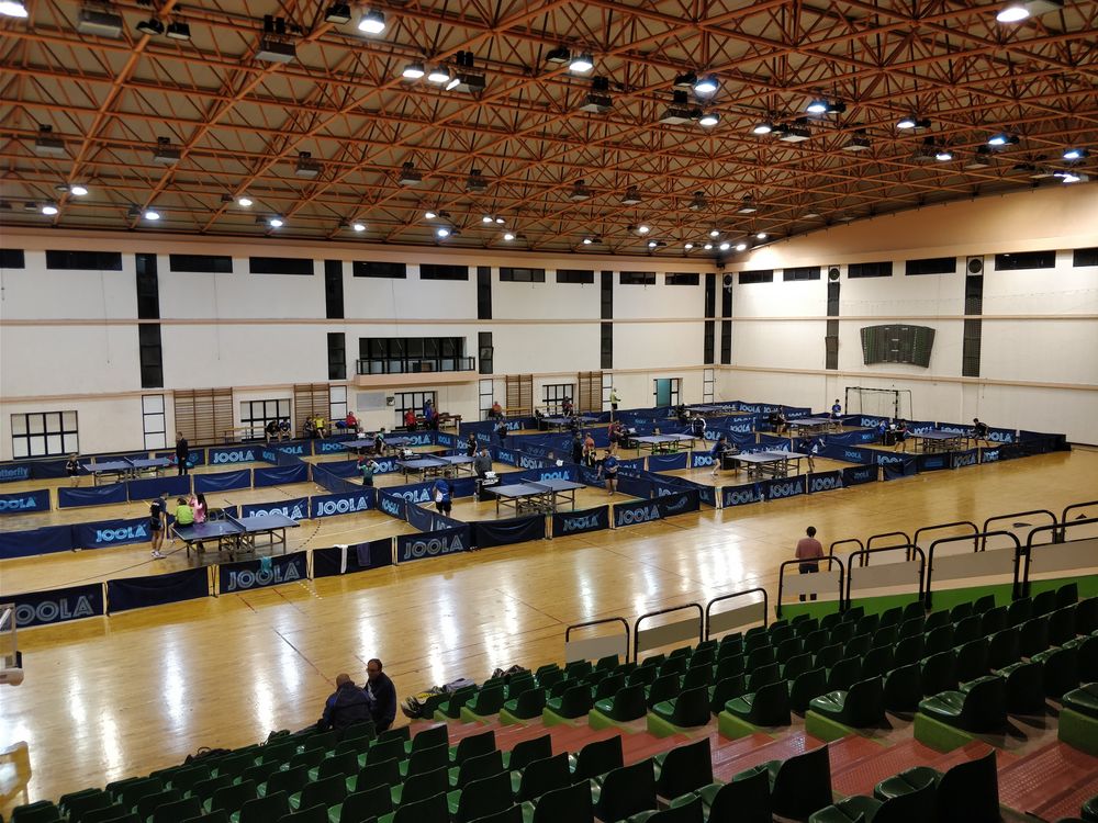 The table tennis hall at the National Sports Complex in Tal-Qroqq 