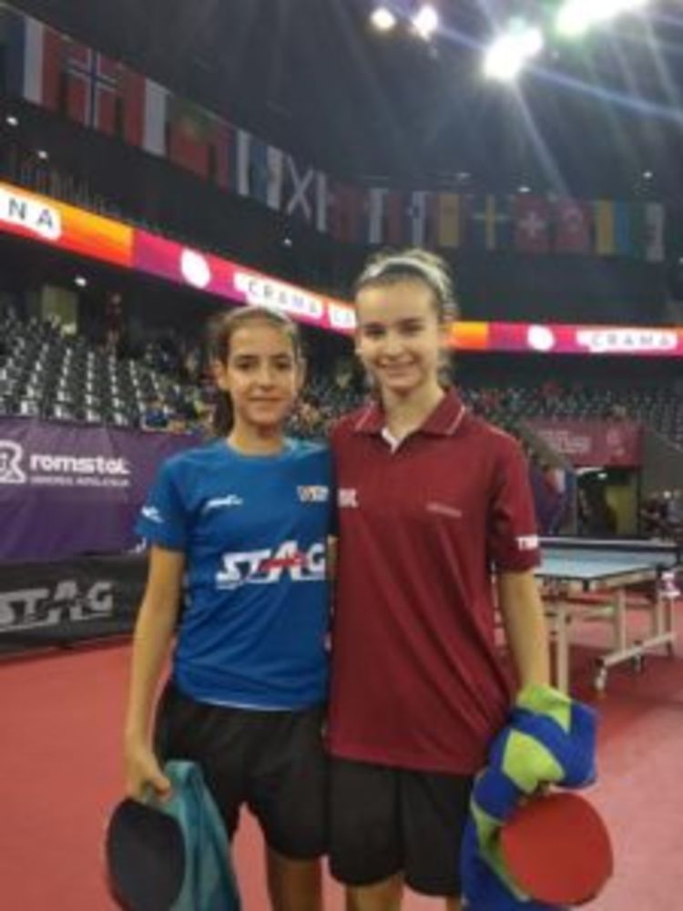 HiTT Academy player Rachel Mifsud in Cluj, Romania