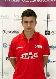 HiTT Academy player Sean Debono in Cluj, Romania
