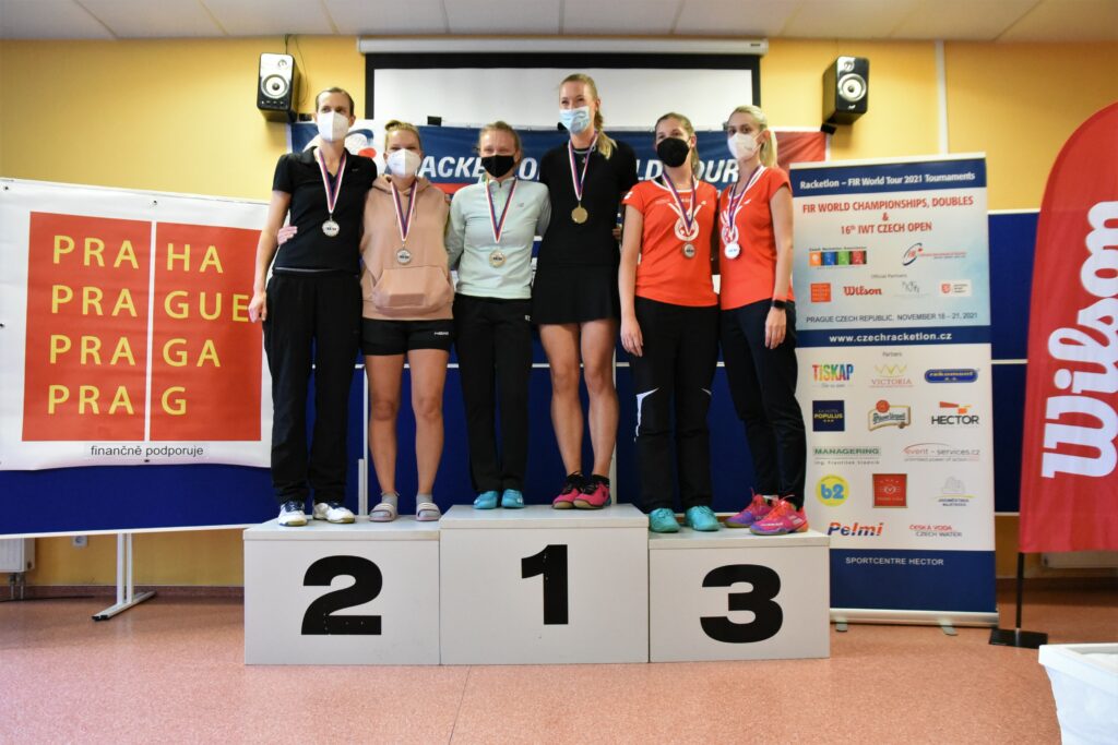 HiTT Academy player Amke Fischer grabs a silver (Women’s Doubles event) and a bronze (Mixed Doubles event) in the 2021 World Racketlon Doubles Championship.