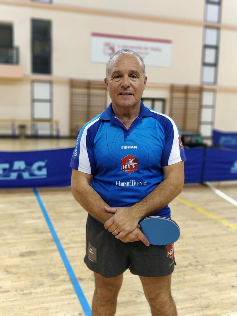 Seniors Veterans National Champion Mario Genovese - National Table Tennis Championships 2023