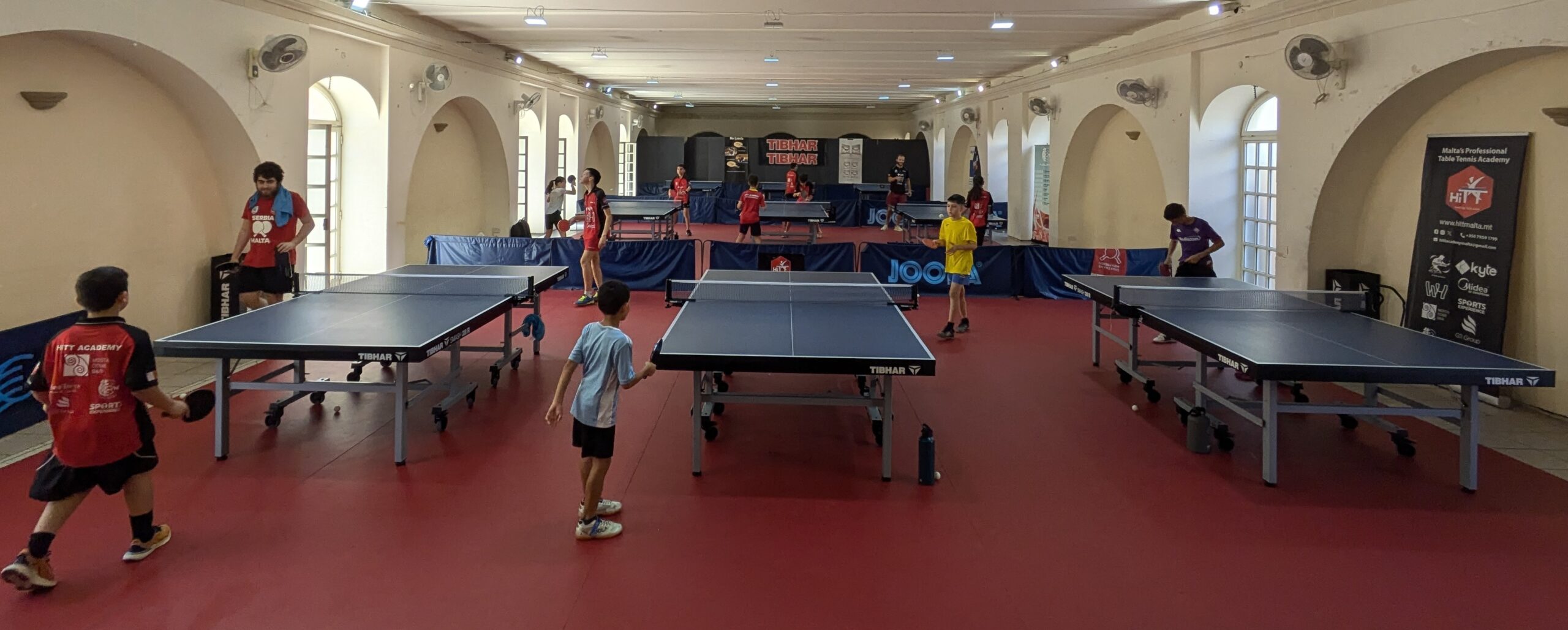 Pembroke Training Hall - HiTT Malta Table Tennis Academy - July 2024